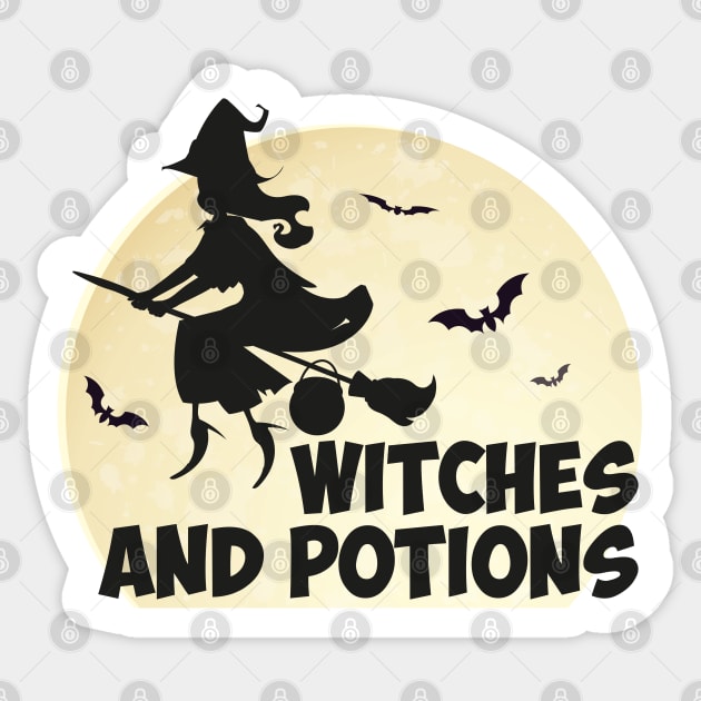 Witches and Potions Sticker by MZeeDesigns